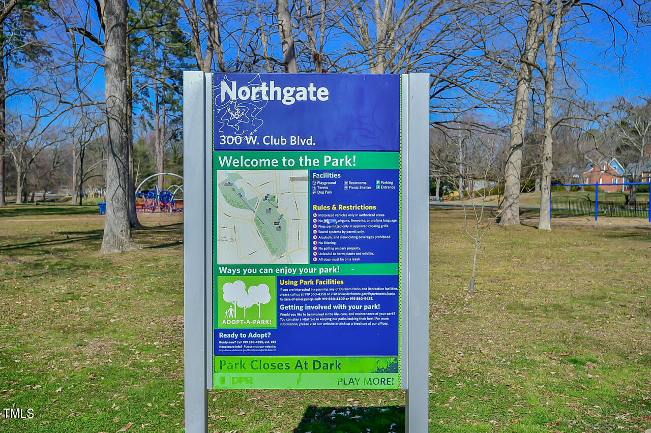 2411 Farthing Street Durham, NC 27704 - Photo 42 of 47 a sign that is on the side of a building