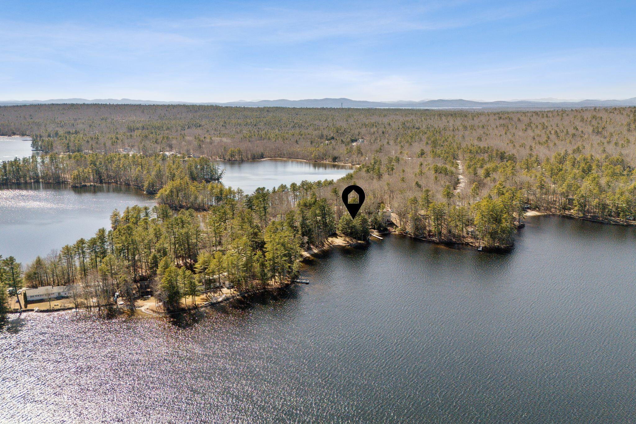 Located on the shore of Little Sebago
