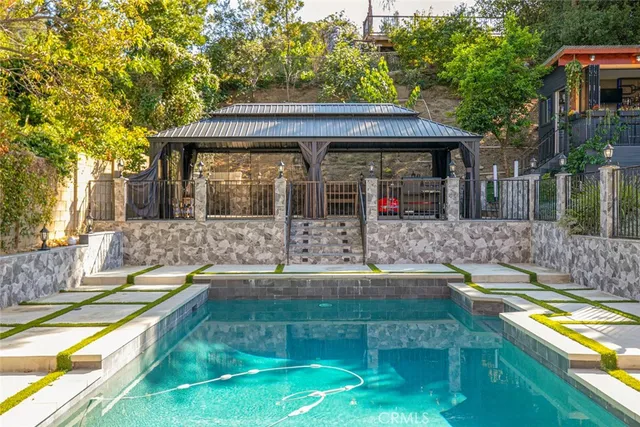a view of a house with pool