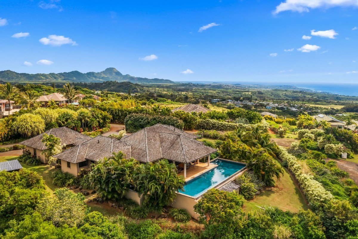 Stunning, beautifully built in the hills of Kalaheo. With expansive ocean views