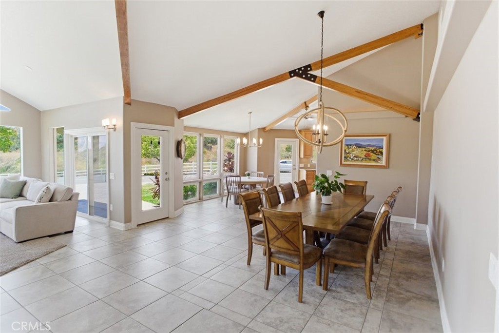 31233 Romero Canyon Road Castaic, CA 91384 - Photo 12 of 38 a dining room with furniture and window