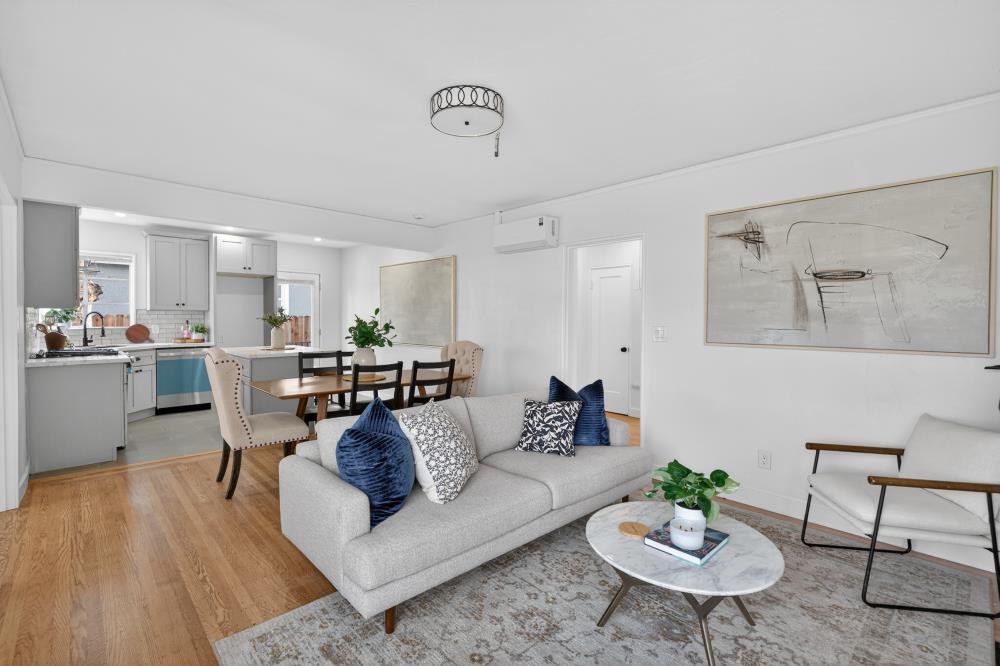 2008 Argail Way Sacramento, CA 95822 - Photo 10 of 53 a living room with furniture and kitchen view