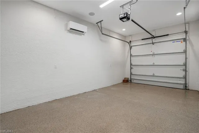 a view of a room with an empty space