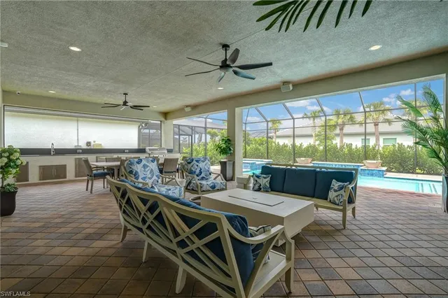 a view of a dining room and livingroom view