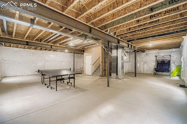 a view of under construction room and staircase