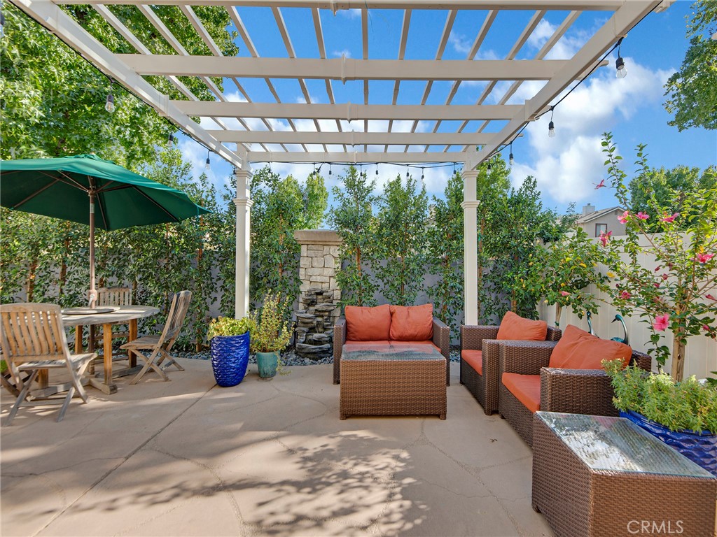 27626 Iris Place Castaic, CA 91384 - Photo 9 of 28 This is a great photo of the patio area. Much to enjoy in this space!