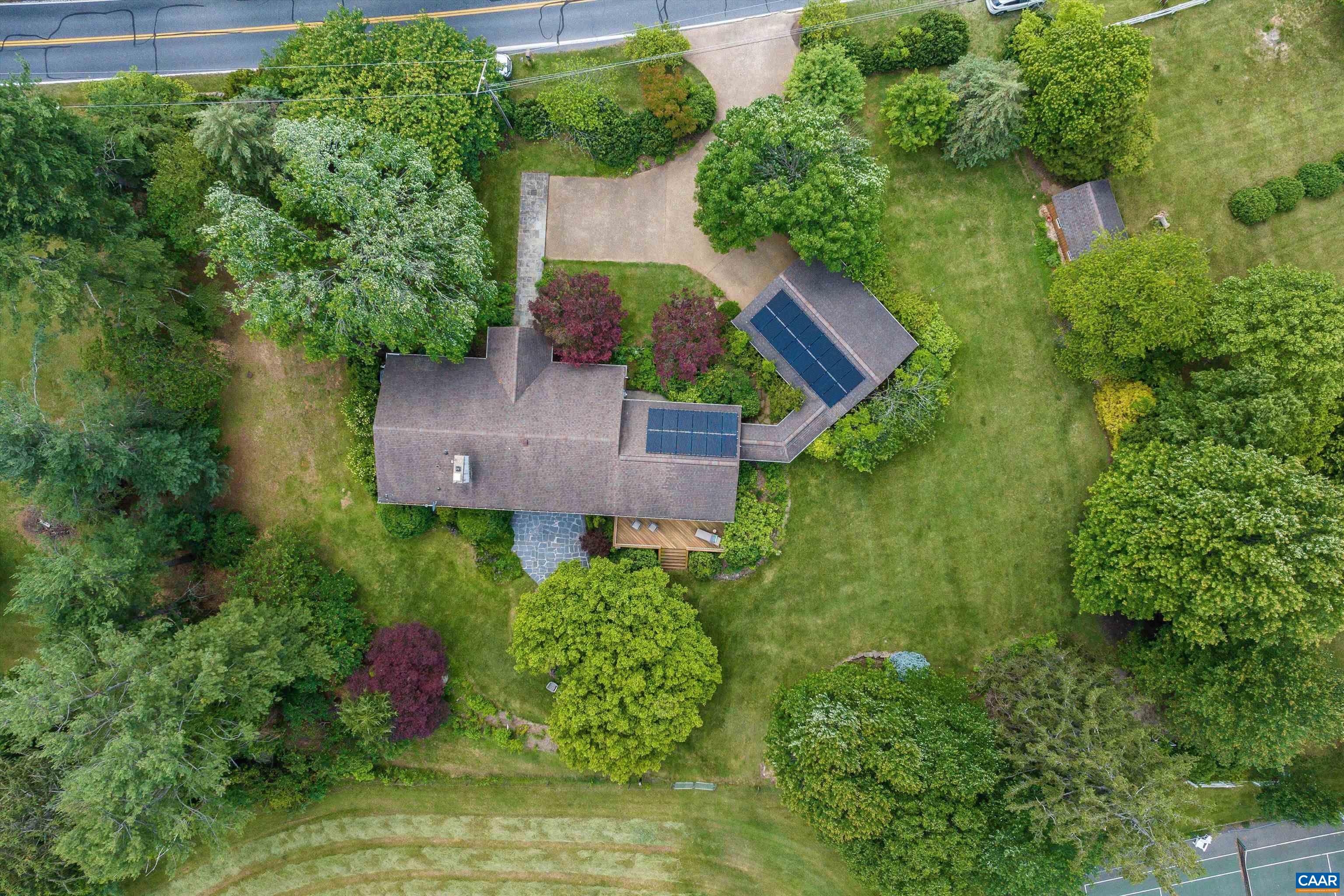 1571 Duke Road Waynesboro, VA 22980 - Photo 74 of 75 an aerial view of house with yard swimming pool and outdoor seating