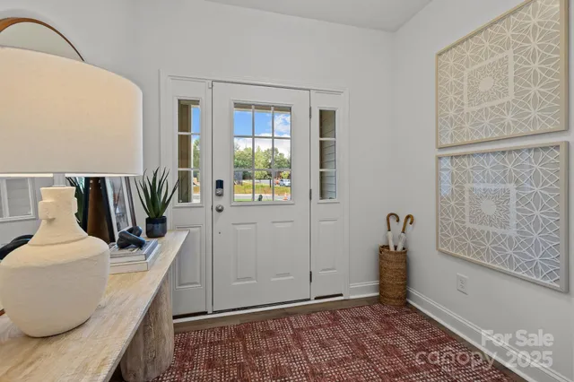 a room with furniture and a window