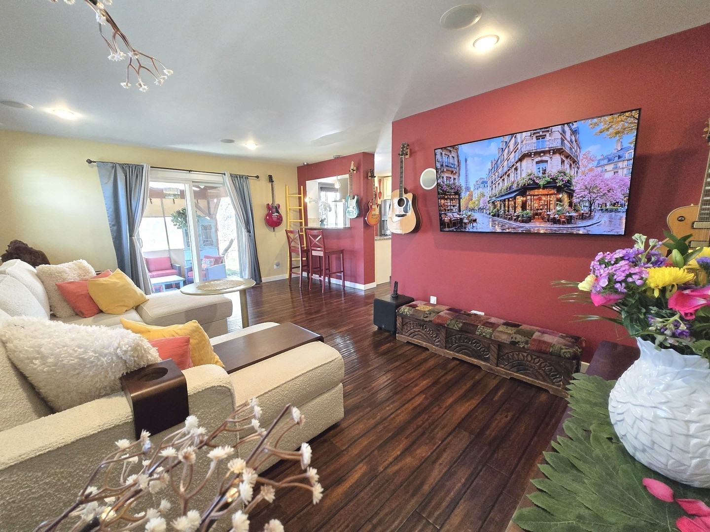 358 Westgate Terrace Streamwood, IL 60107 - Photo 11 of 39 a living room with furniture fireplace and wooden floor