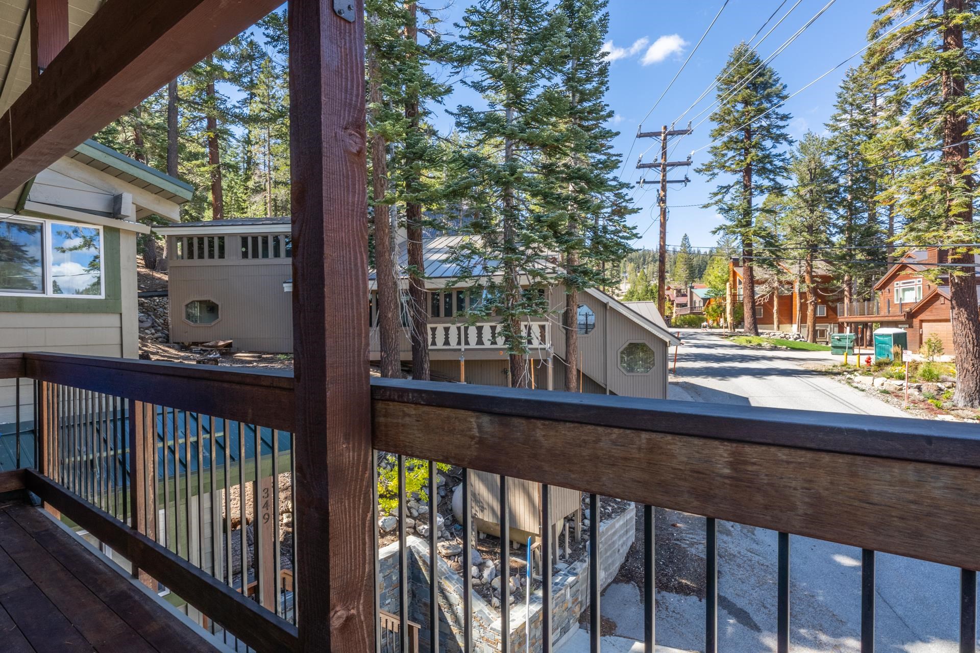 349 Davison Road, Unit 42 Mammoth Lakes, CA 93546 - Photo 29 of 43 a view of a house with a wooden deck