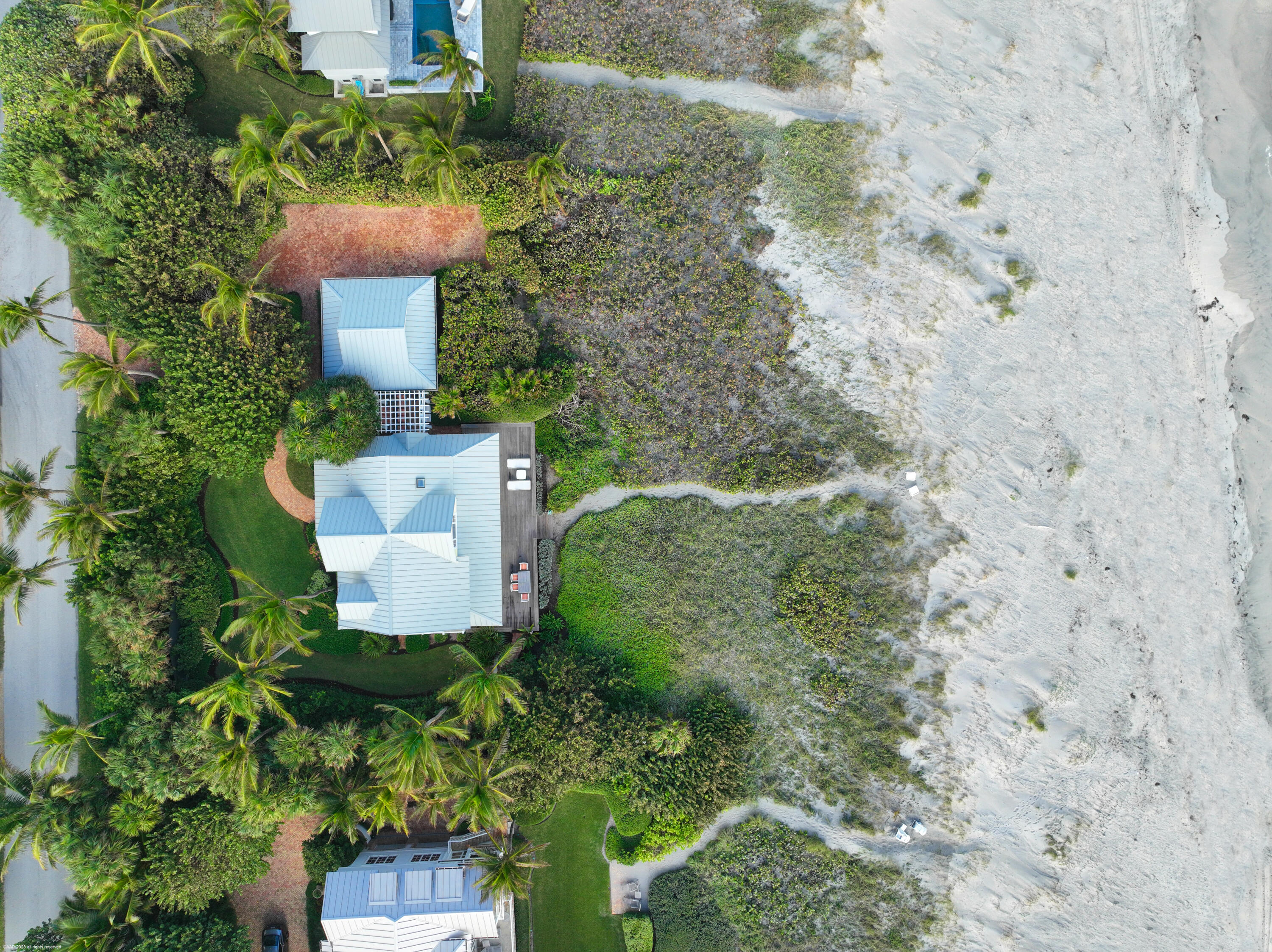 107 North Beach Road Jupiter Island, FL 33455 - Photo 50 of 55 a picture of a yard with plants