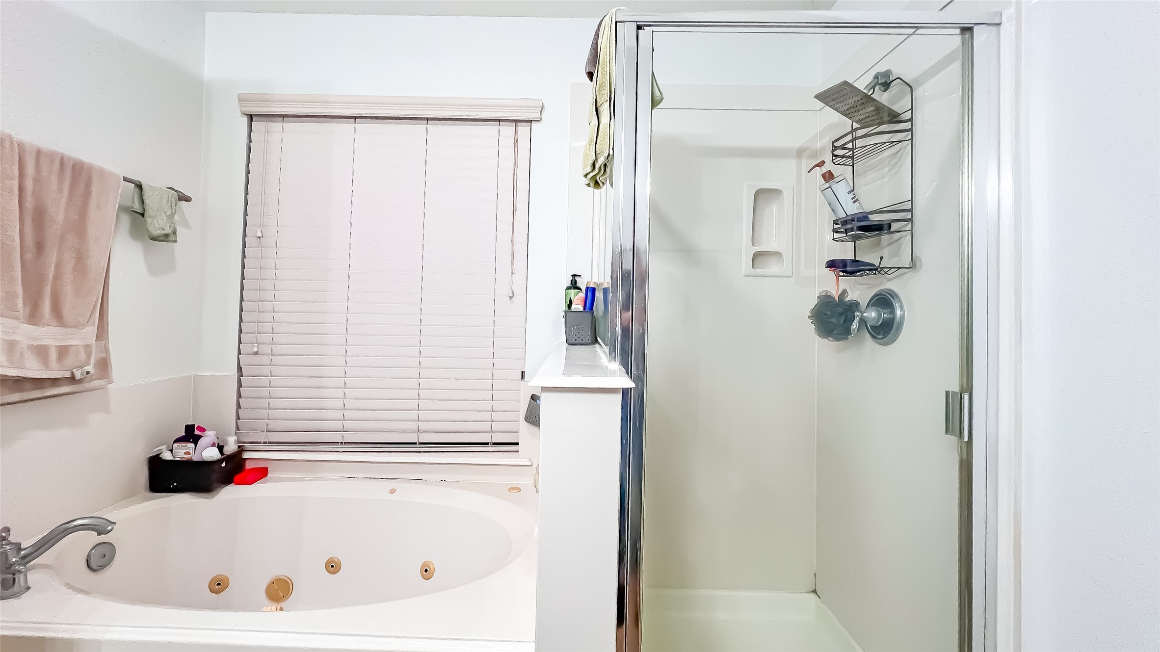 9923 Opal Rock Drive Rosharon, TX 77583 - Photo 16 of 20 a bathroom with a bathtub a shower and a sink