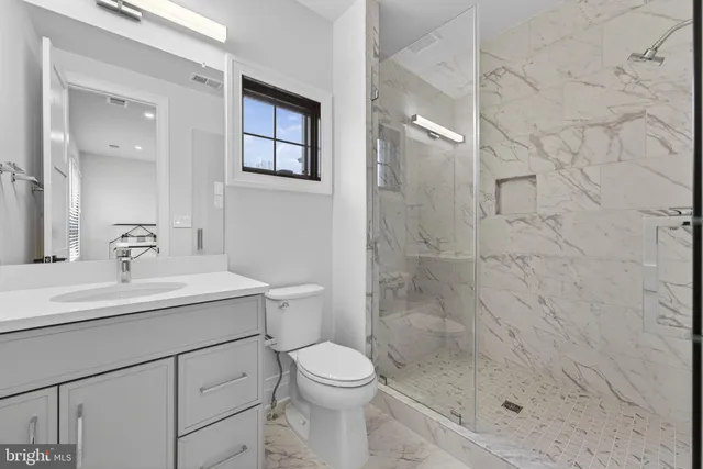 front view of a building with a balcony