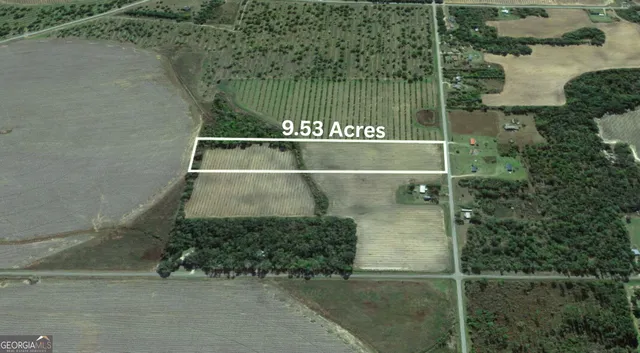 an aerial view of a residential houses