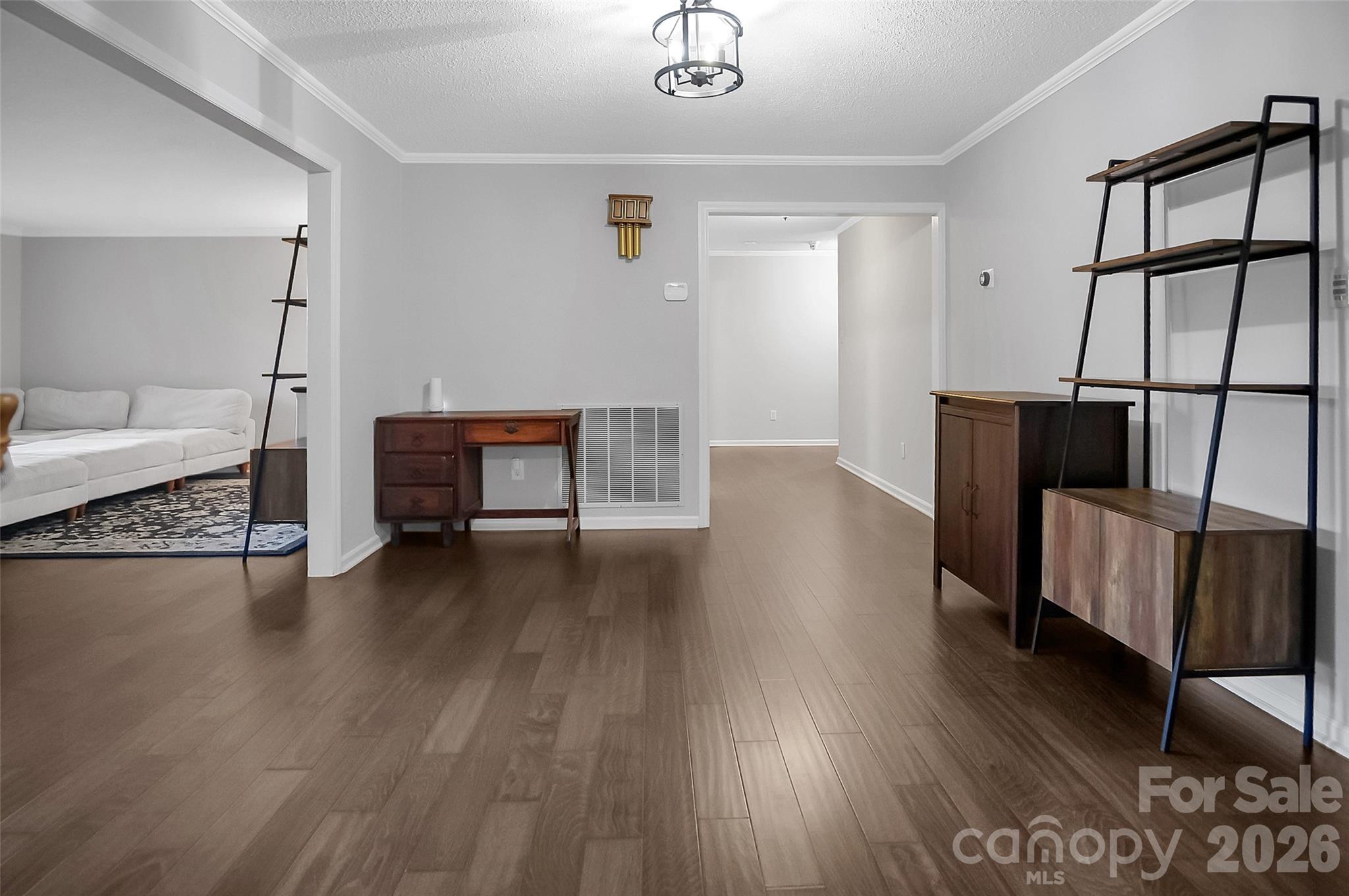 808 Old Mt Holly Road Stanley, NC 28164 - Photo 7 of 48 a view of livingroom with furniture and hardwood floor