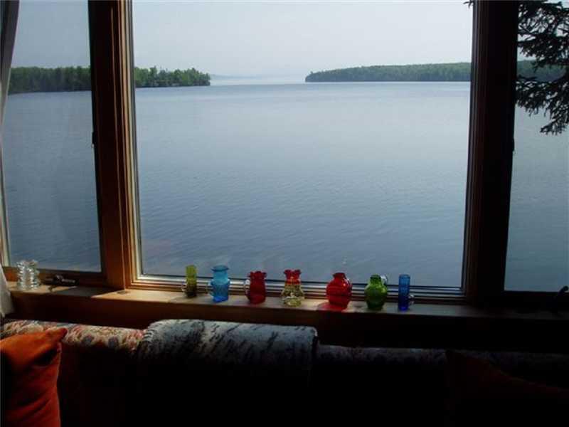80 South Rangeley Road Rangeley, ME 04964 - Photo 15 of 25 View. Guest cottage - what a view!