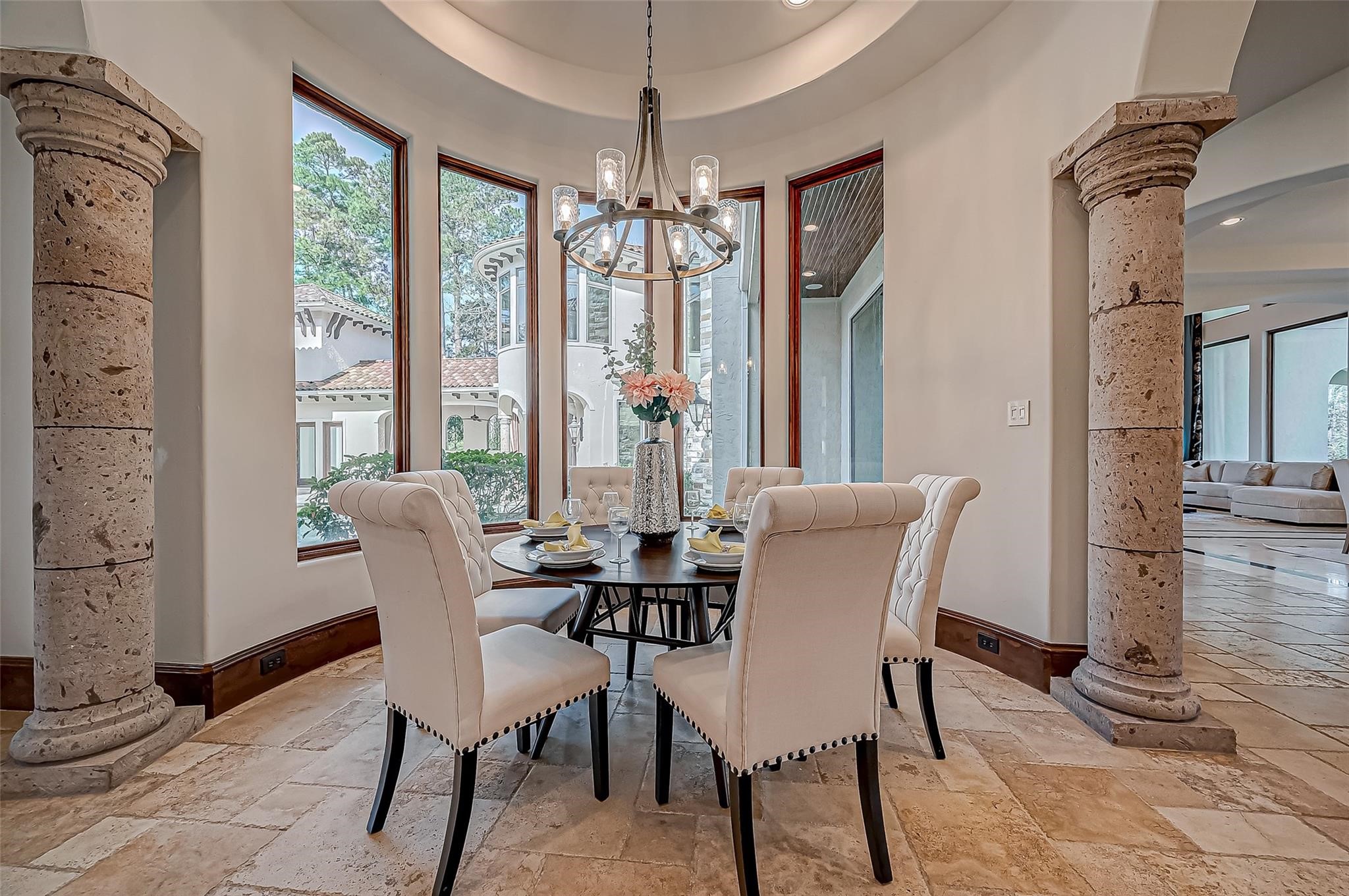 3 Congressional Circle Spring, TX 77389 - Photo 22 of 48 a view of a dining room with furniture window and wooden floor