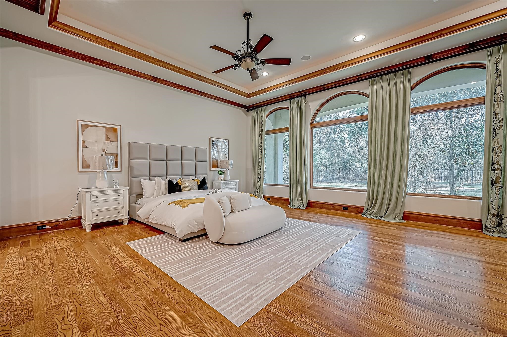 3 Congressional Circle Spring, TX 77389 - Photo 26 of 48 a bedroom with a large bed and a large window