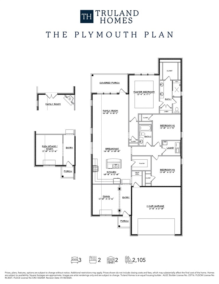 913 Charleston Loop Fairhope, AL 36532 - Photo 40 of 40 Floor Plan