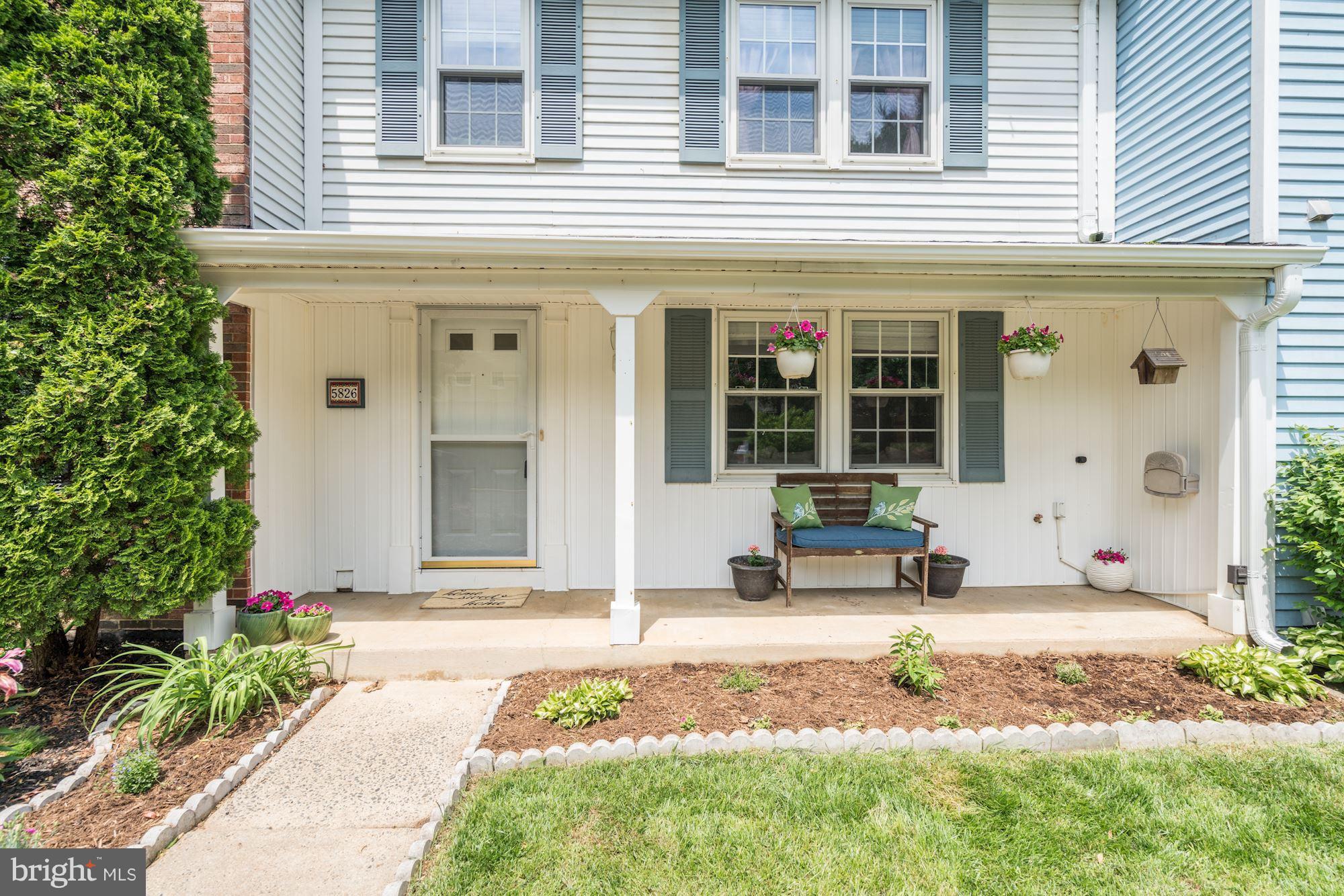 5826 Canvasback Road Burke, VA 22015 - Photo 2 of 30 Adorable porch area with sitting space.