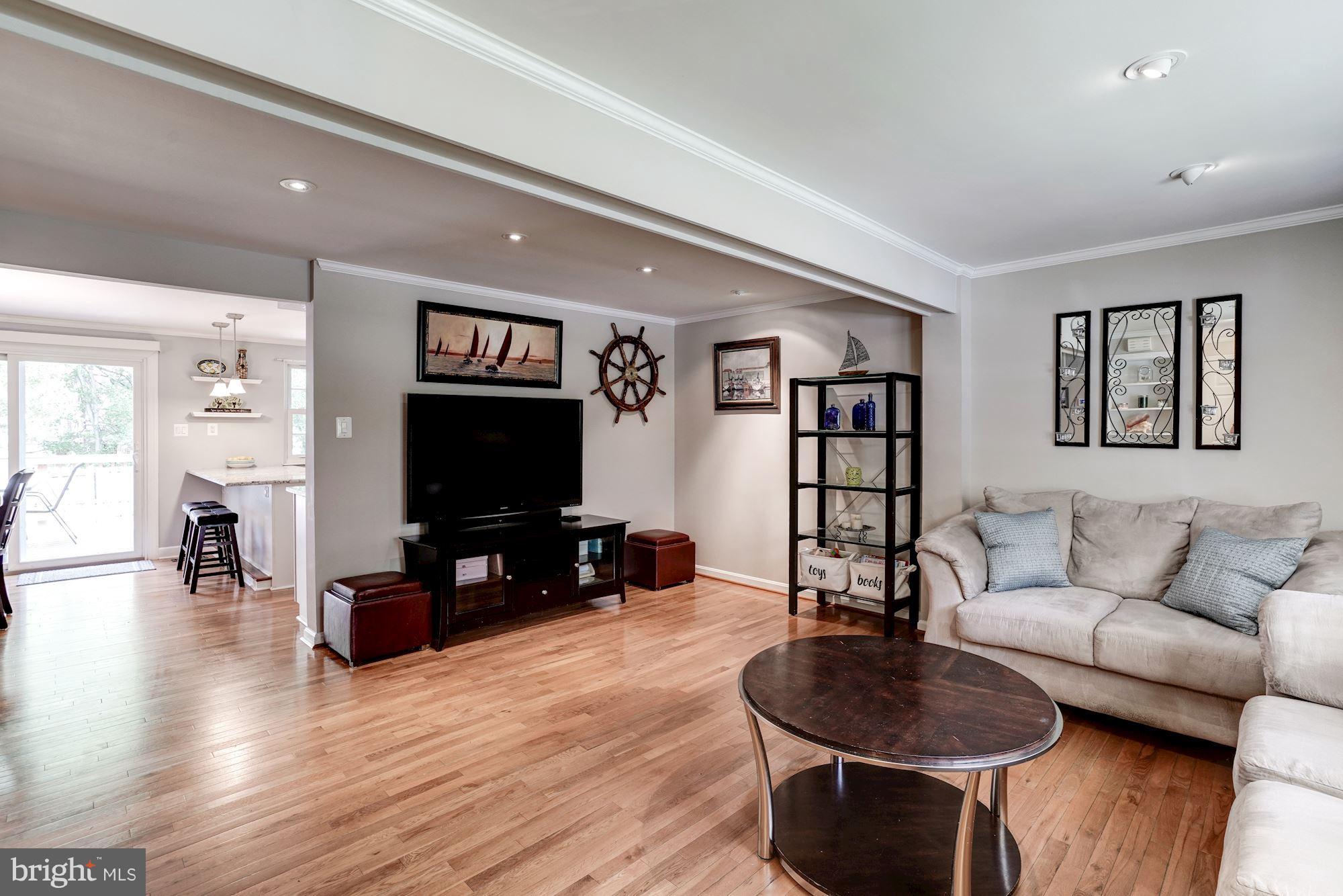 5826 Canvasback Road Burke, VA 22015 - Photo 4 of 30 Living room with canister lighting