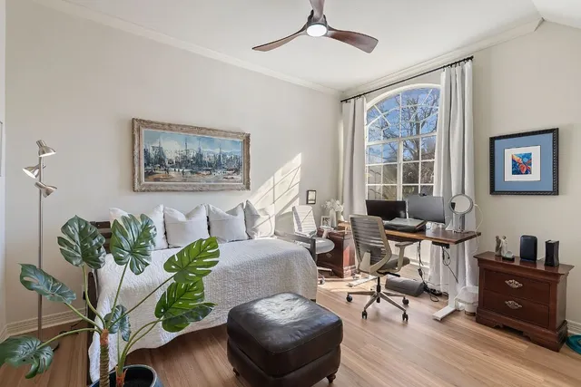 wooden view of city and ocean