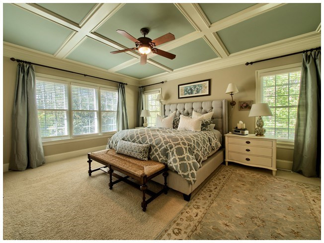 9709 Bailey Grove Court Raleigh, NC 27613 - Photo 13 of 25 The oversized master bedroom is graced with abundant trim, a wall of windows, ceiling fan and a large walk-in closet. Master Bedroom