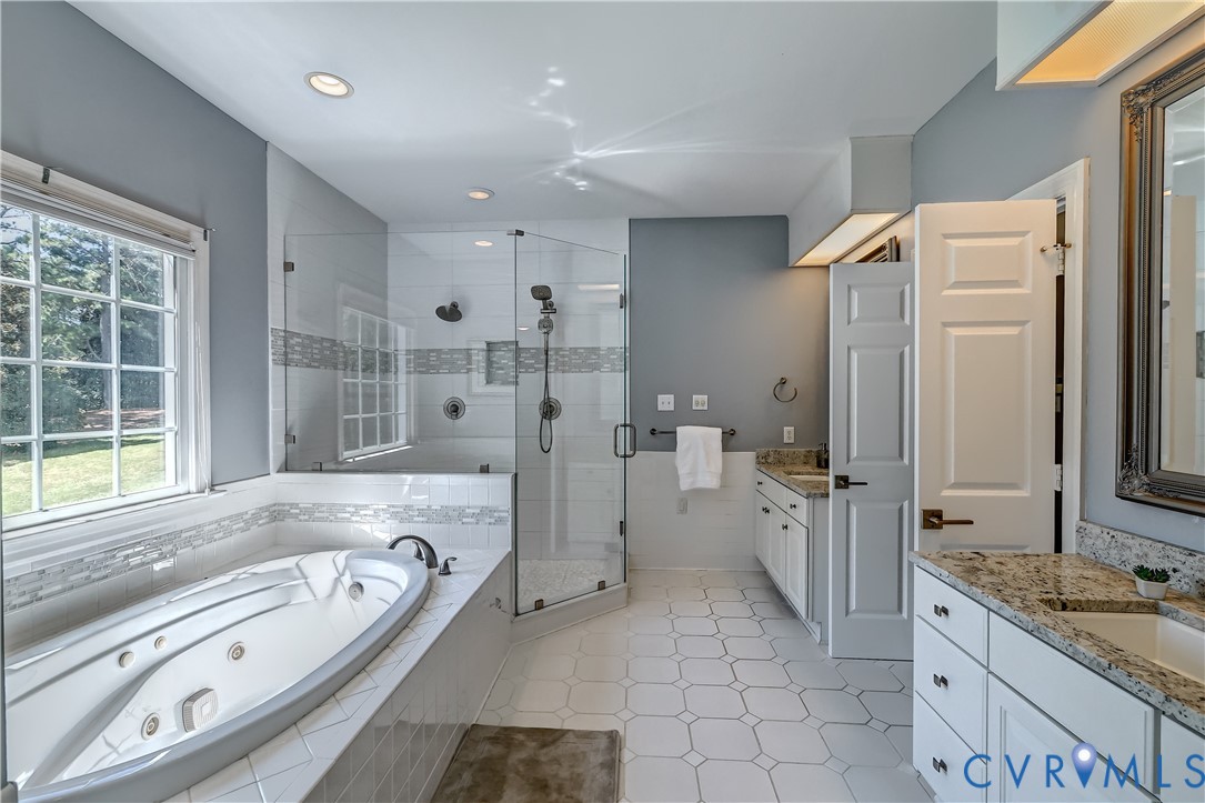 5 Red Fox Road Manakin-Sabot, VA 23103 - Photo 21 of 46 Primary bath with elegant double door entry, featu