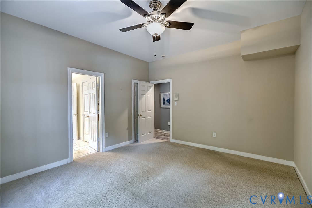5 Red Fox Road Manakin-Sabot, VA 23103 - Photo 37 of 46 Basement Bedroom w windows, pocket door closet, CF