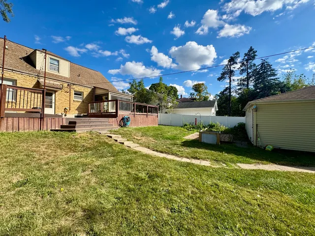 a view of a roof deck