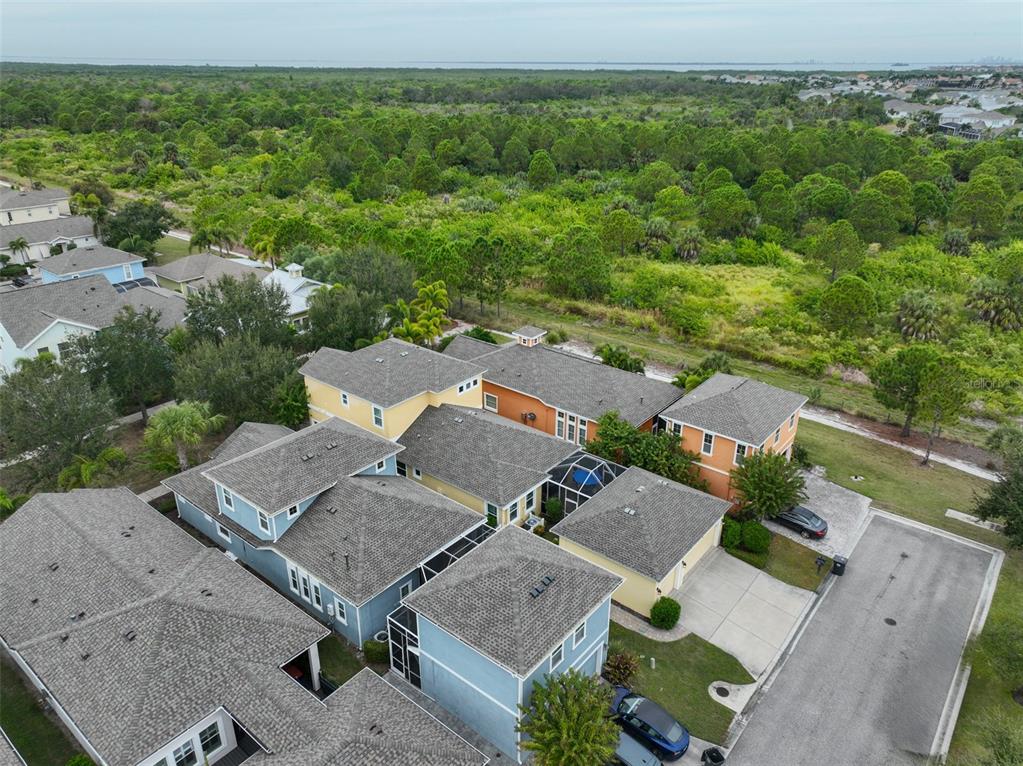 511 Winterside Drive Apollo Beach, FL 33572 - Photo 49 of 74 an aerial view of a house with a garden
