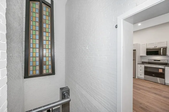 a view of kitchen and utility room