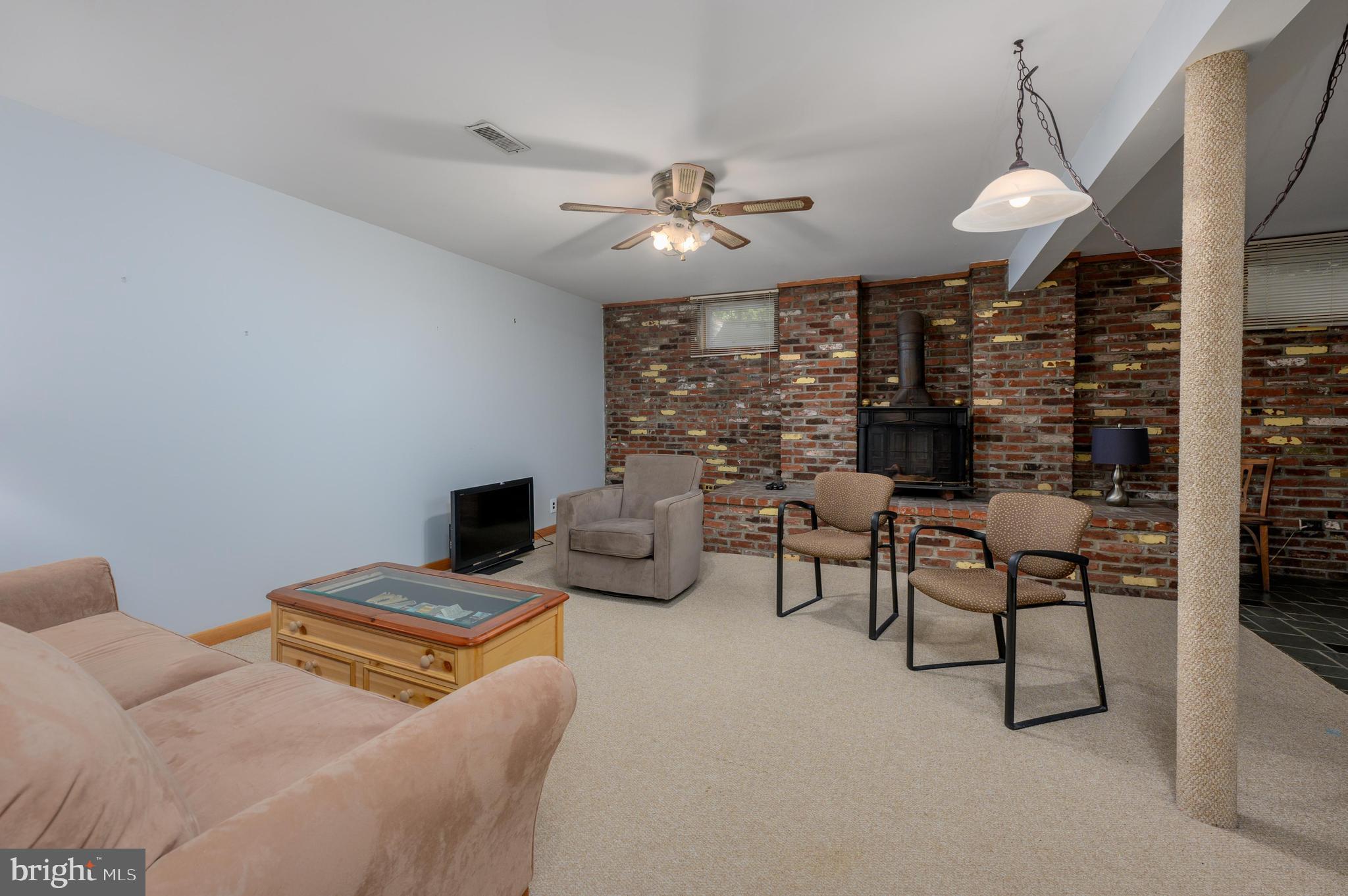 85 Summit Drive Tabernacle, NJ 08088 - Photo 14 of 21 Finished Basement with Fireplace