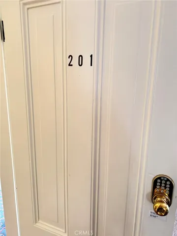 a view of a closet area