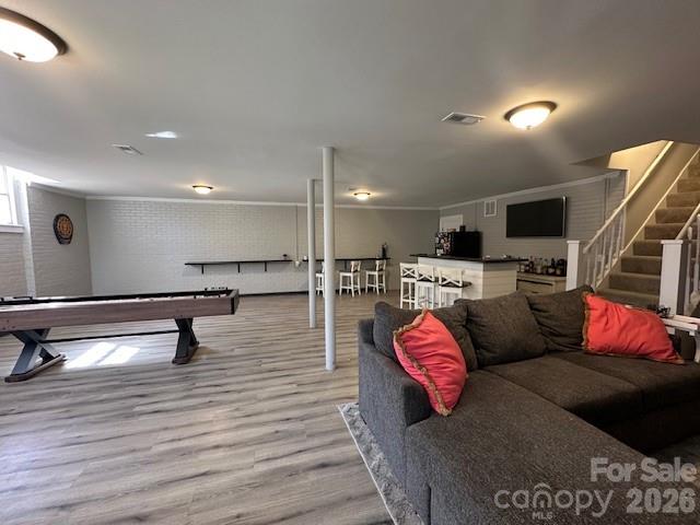 1414 Clark Place Lancaster, SC 29720 - Photo 39 of 41 a living room with furniture and a flat screen tv