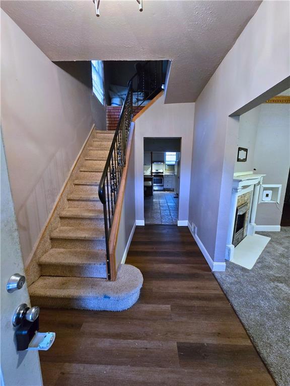 705 South State Line Road Sharon, PA 16146 - Photo 3 of 12 a view of entryway and hall with wooden floor