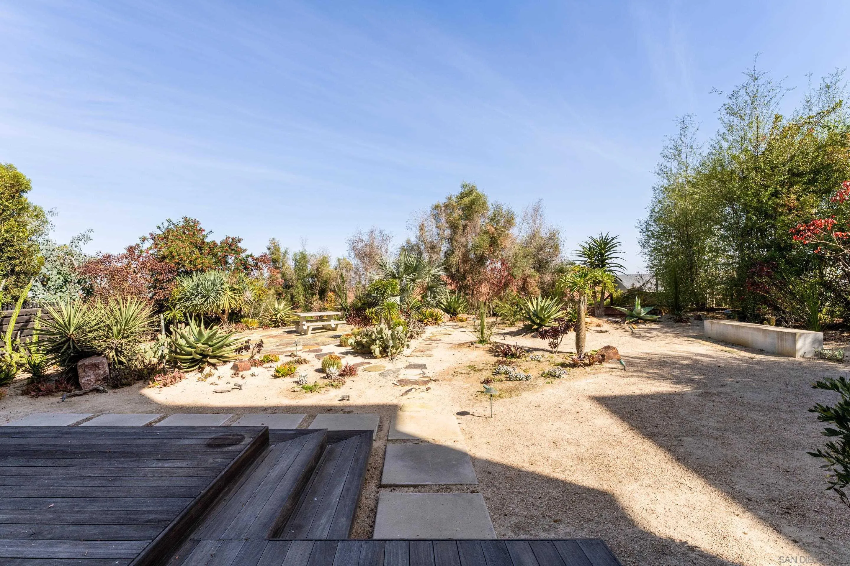 5665 Soledad Mountain Road La Jolla, CA 92037 - Photo 37 of 52 a view of a backyard of the house