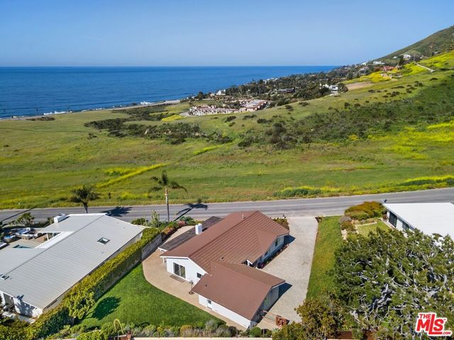 an aerial view of ocean residential house with outdoor space