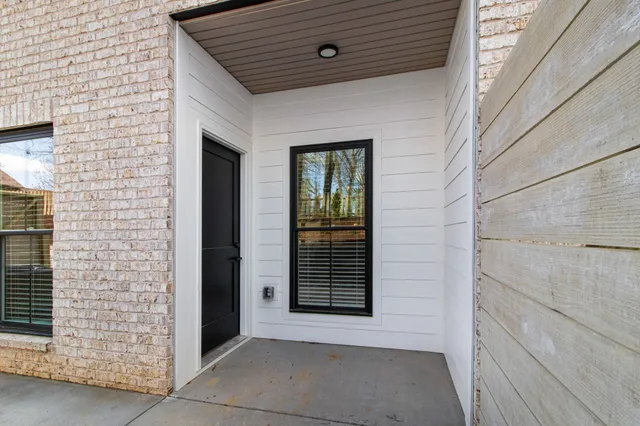 a view of front door of a house