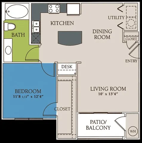 $1,079 | 12800 Center Lake Drive, Unit 225, Austin, TX 78753