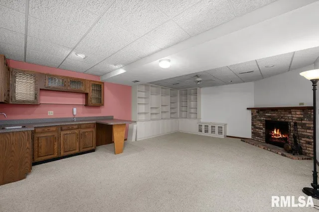 a view of a storage and utility room