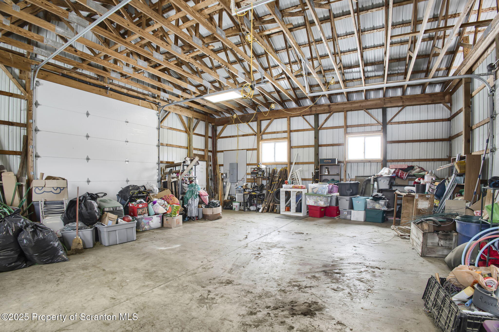 654 Cribbs Road Poyntelle, PA 18454 - Photo 51 of 67 a view of a garage with storage