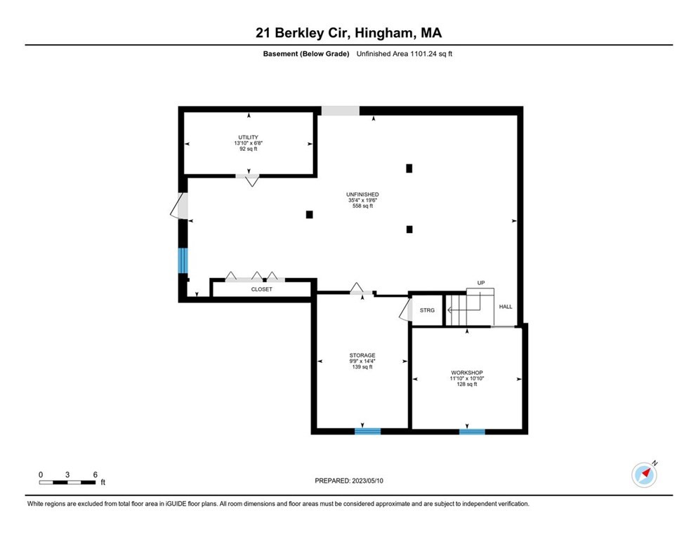 21 Berkley Circle Hingham, MA 02043 - Photo 33 of 34 a picture of a floor plan