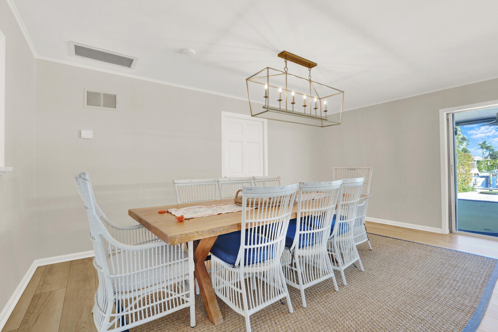12980 Prosperity Farms Road Palm Beach Gardens, FL 33410 - Photo 16 of 55 a view of a dining room with furniture and chandelier