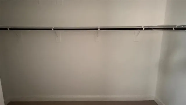 a close up view of racks on the wall