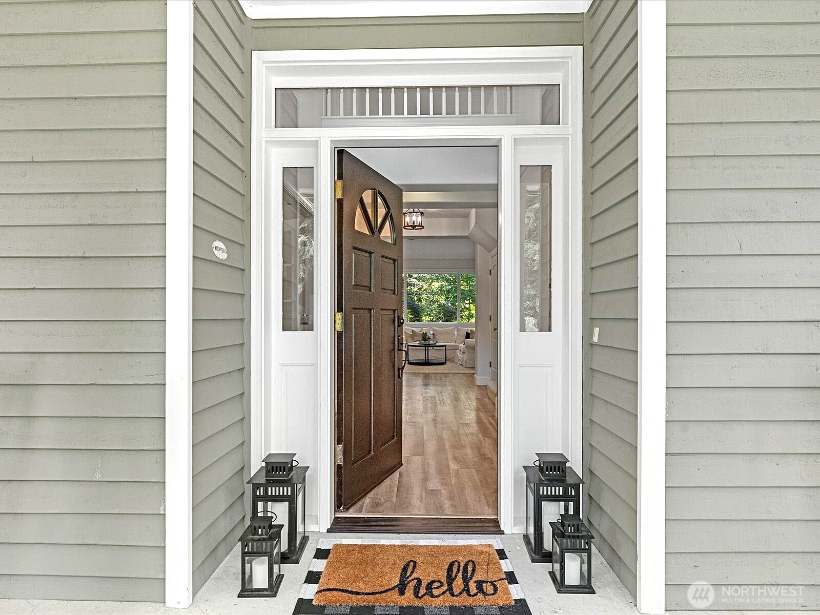 33606 Northeast Lake Joy Road Carnation, WA 98014 - Photo 6 of 40 a view of a entryway door of the house
