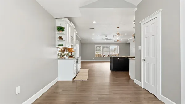 a view of front door of house