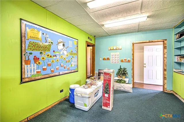 a room with furniture and a window