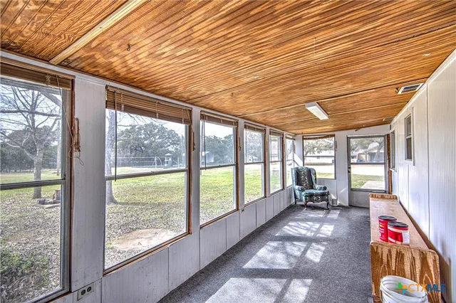 a very nice looking room with a large window