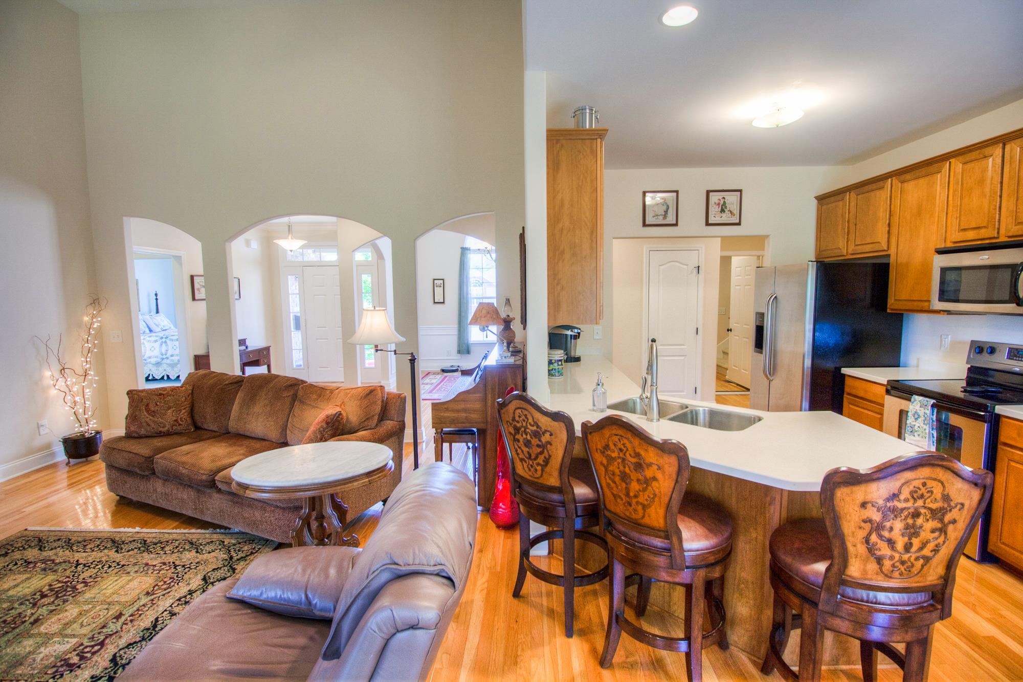 7084 Red Apple Road Antioch, TN 37013 - Photo 8 of 30 a living room with furniture and a fireplace